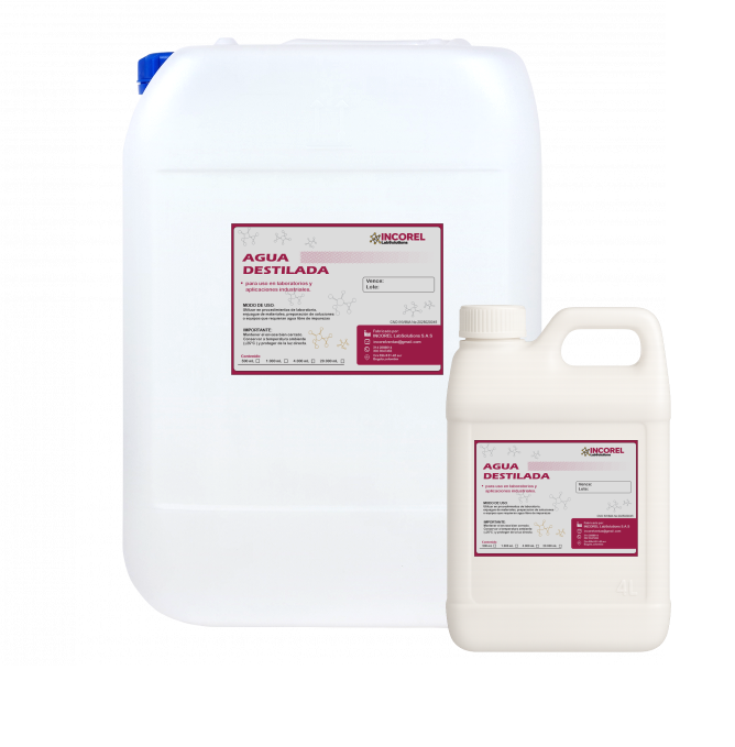 AGUA DESTILADA- INCOREL